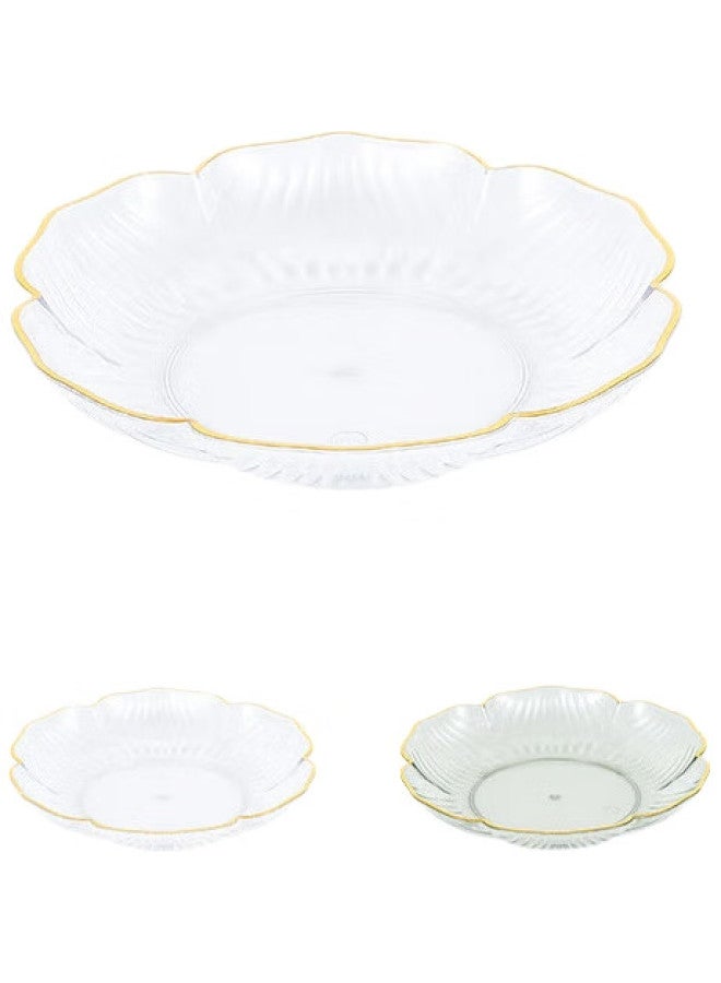 Yijuke (Yijuke) [Set Of 4] Bone Disposal Dish, Fruit Plate, Snack Tray, Small Plate, Household Storage Tray, Nut Dish, Small Dishes - Image 1