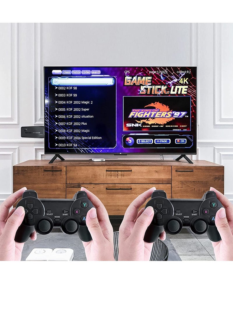 JOMILA Wireless Retro Game Console Plug and Play Video Game Stick Built in 10000+ Games,9 Classic Emulators 4K High Definition HDMI Output for TV with Dual 2.4G Wireless Controllers 64G - Image 5