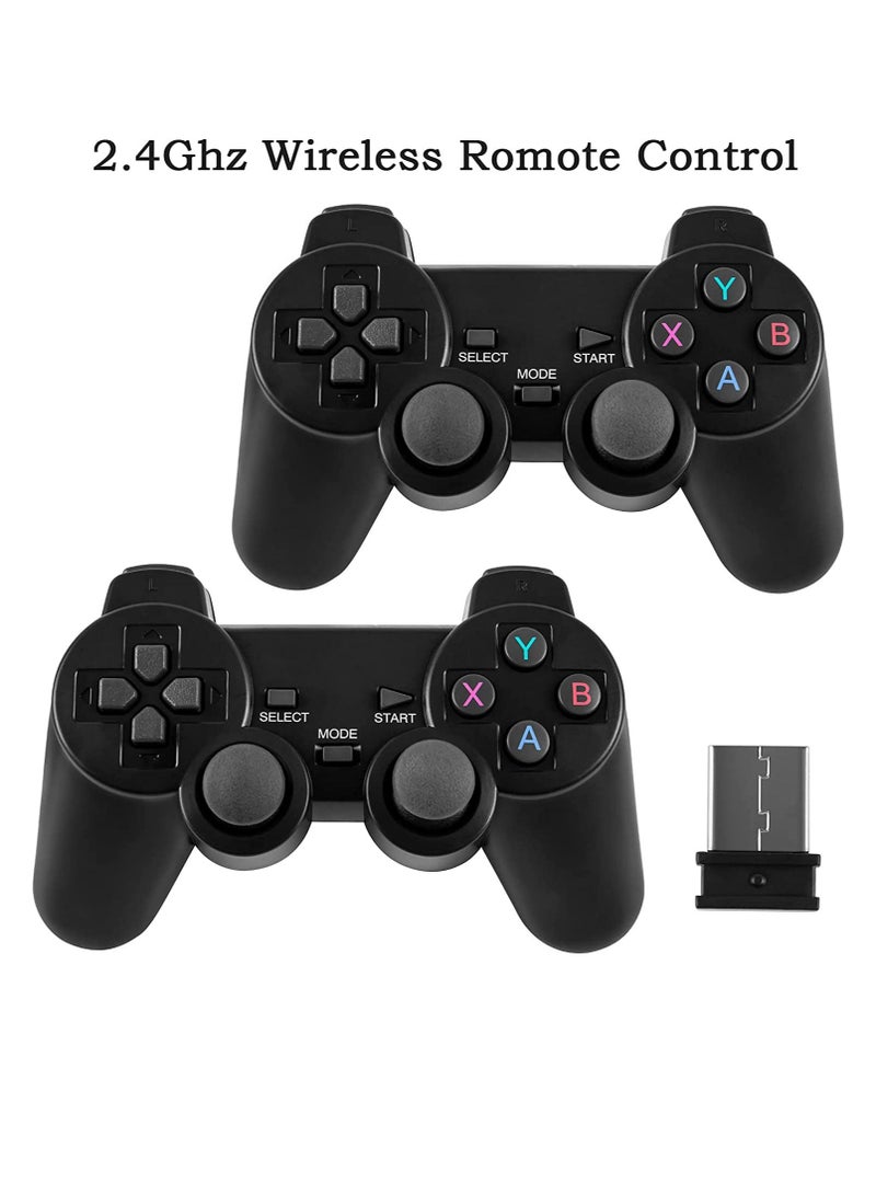 JOMILA Wireless Retro Game Console Plug and Play Video Game Stick Built in 10000+ Games,9 Classic Emulators 4K High Definition HDMI Output for TV with Dual 2.4G Wireless Controllers 64G - Image 3
