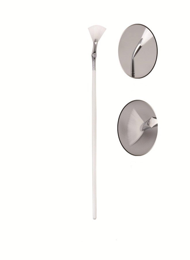 TEONEI Fan Mascara Brushes Eyelash Eyebrow Brush Makeup Brush Eye Lashes Makeup Tools Eyelash Brushes Eyebrow Brushes Eye Shadow Brushes,2Pcs (White) - Image 4