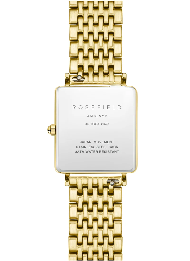 روزفيلد Rosefield The Boxy White Sunray Steel Gold - QWSG-Q09