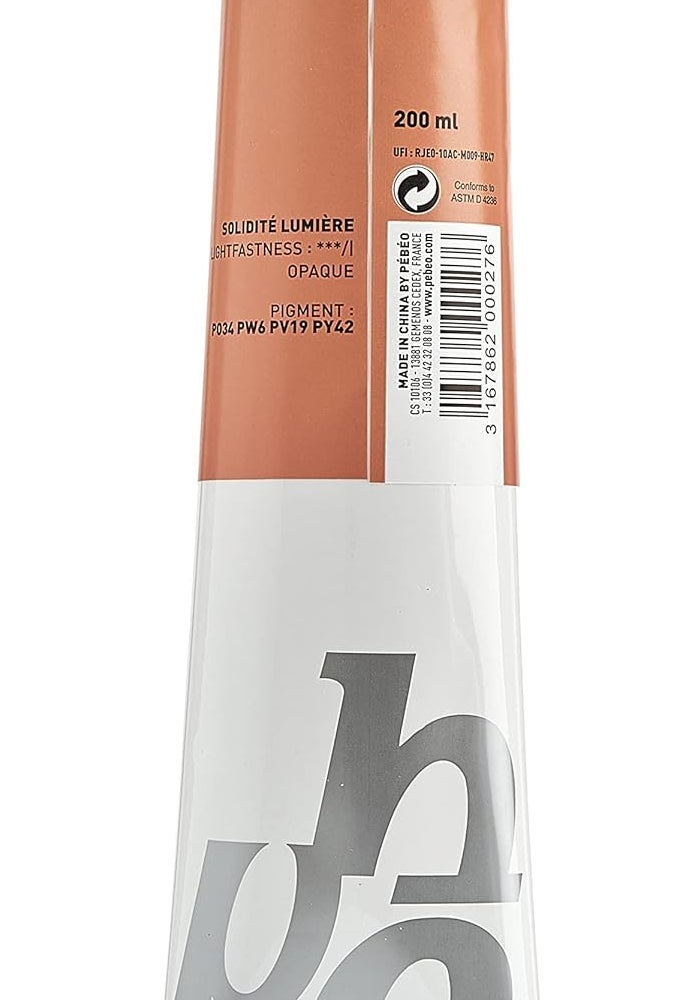 Pebeo XL Studio Oil Paint - Light Pink, 200 ml Tube for Artists - Image 2