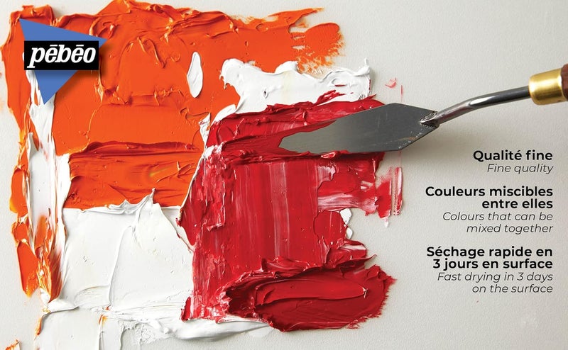 Pebeo XL Studio Oil Paint - Light Pink, 200 ml Tube for Artists - Image 3