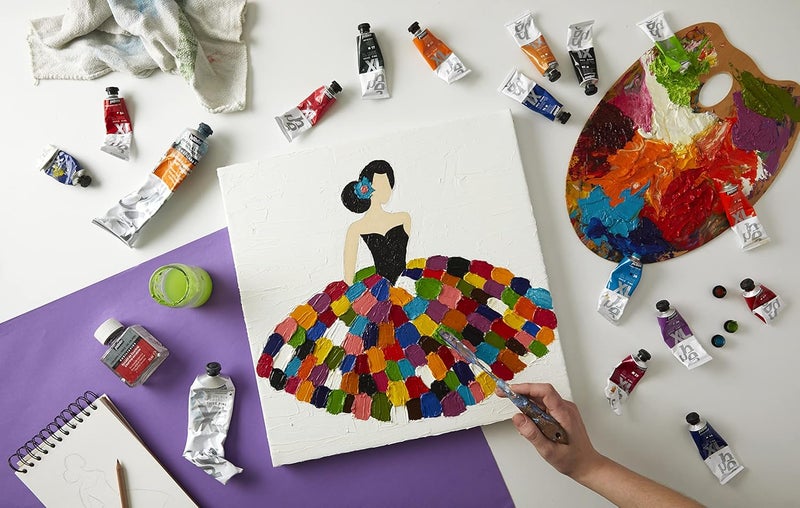 Pebeo XL Studio Oil Paint - Light Pink, 200 ml Tube for Artists - Image 4