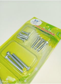MtjrNet Different Shapes of Nails & Bolt Matching Nut Combination Set Hex Bolt Screw Fastener  - Image 3