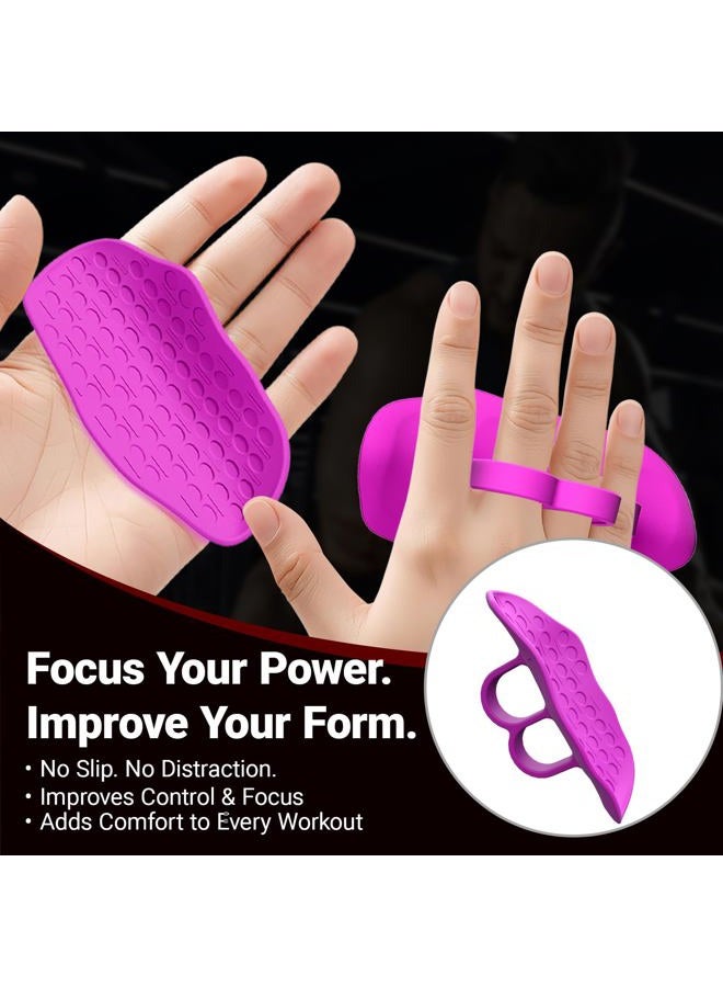 Harqa Anti‑Slip Workout Grips – Ergonomic Rubber Palm Protector for Weight Lifting, Deadlifts, Pull‑Ups, Crossfit – Two-Ring, No Sweaty Gym Grip Pads for Men & Women - Image 5