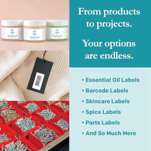 Premium Label Supply White Sticker Barcode Labels – 2" x 1" – Laser/Inkjet Compatible – (40 per Sheet), 25 Sheets – 1000 Total Adhesive Labels - Image 2