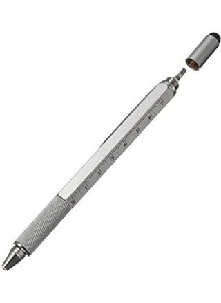 6 In 1 Metal Multi-Purpose Engineer Smart Pen With Touch Screen Stylus Scale Ruler Spirit Leveler Screwdriver And Ball Silver - pzsku/Z38FBF96827BE14A43676Z/45/1743381001/9ba6aa53-4065-4642-8e22-330b3568c190