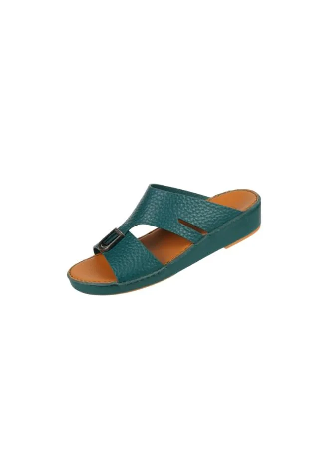 بارجيل أونو 008-3728 Barjeel Uno Mens Arabic Sandals BS 39 Green