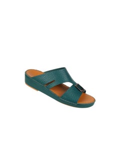 barjeel uno 008-3728 Barjeel Uno Mens Arabic Sandals BS 39 Green  - Image 2