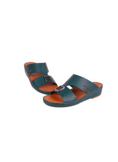 barjeel uno 008-3728 Barjeel Uno Mens Arabic Sandals BS 39 Green  - Image 3