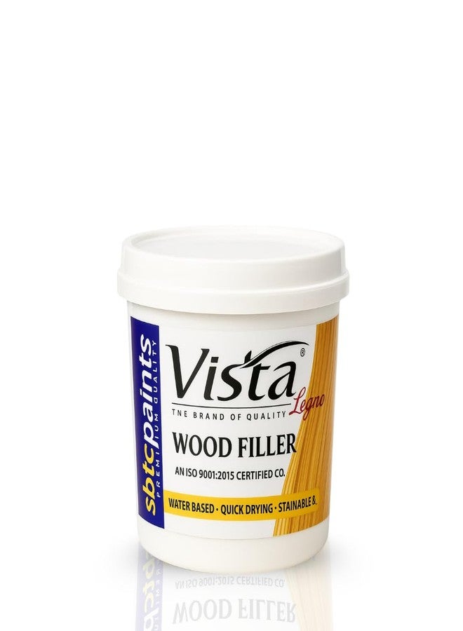 Vista Legno Wood Filler Replace Every Filler Putty | Repairs, Finishes & Patches | Paintable, Stainable, Sandable & Quick DryingQty -1 Litre (Teak) - Image 1