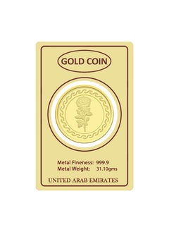 FK Jewellers Gold 1 Ounce Flower Coin 999.9 Purity  - Image 2