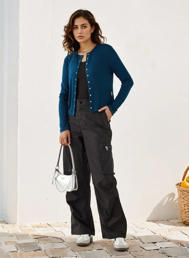 لي كوبر قميص لي كوبر بياقة هينلي مضلع