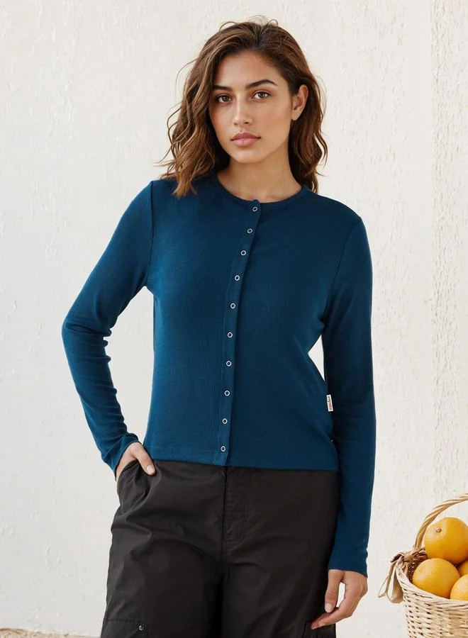 لي كوبر قميص لي كوبر بياقة هينلي مضلع