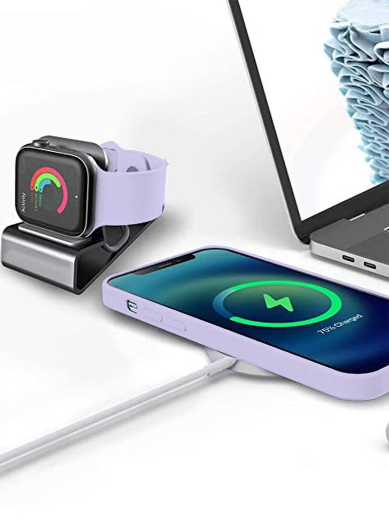 Suitable for iPhone 14 Plus Mobile Case Cover with Soft Liquid Silicone Protection Anti-Scratch Shockproof Accessories Slim Protective Back Cover with Comfortable Hold Touch Feeling and Anti-fingerprint - Image 4