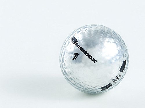 Chromax كرومكس ميتاليك كرات جولف ملونة M5 (عبوة 3 كرات) ، فضي M5silver3t - Image 3