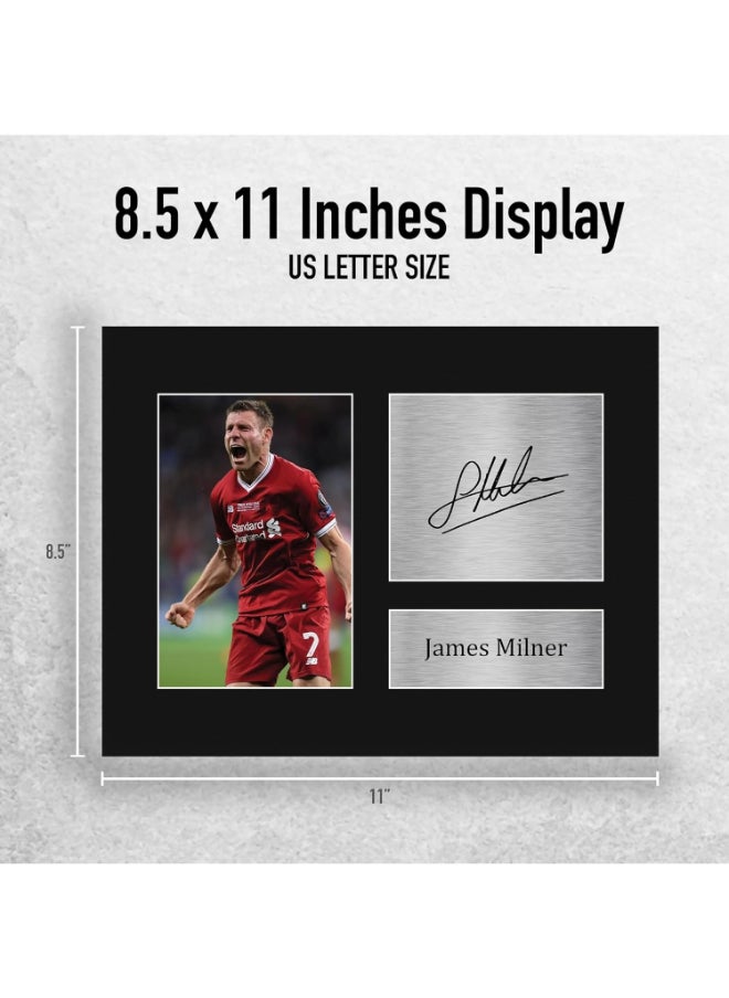 HWC Trading HWC Trading James Milner Liverpool Gifts Printed Signed Autograph Picture for Fans and Supporters  - Image 2