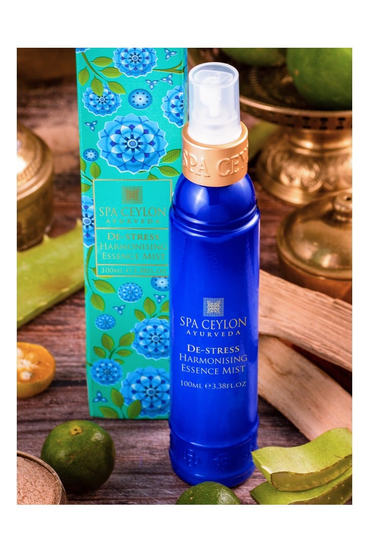 spa ceylon De-Stress Harmonising Essence Mist | Calming & Refreshing Pillow and Body Mist | Deep Calming | Reduce Stress | 100ml - Image 2