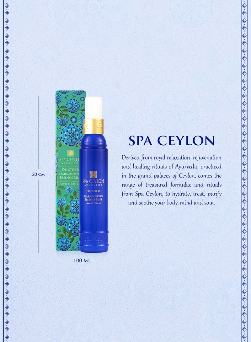 SPA CEYLON De-Stress Harmonising Essence Mist | Calming & Refreshing Pillow and Body Mist | Deep Calming | Reduce Stress | 100ml - Image 4