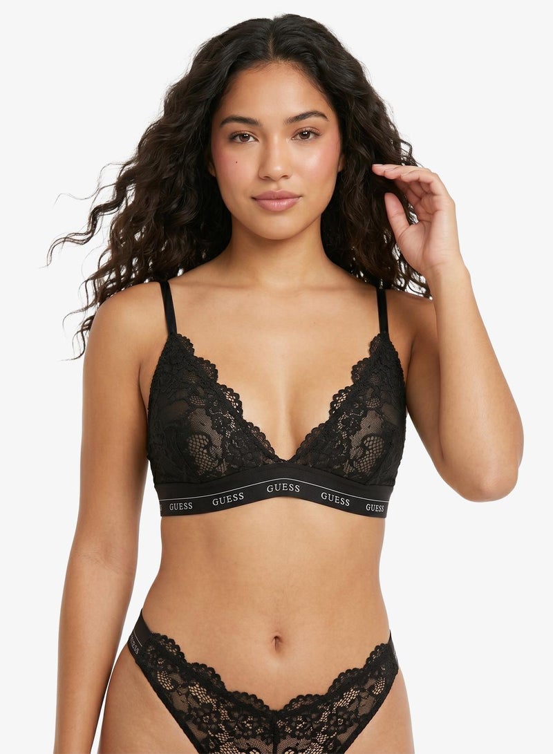 GUESS Lace Detailed Bra - Image 1