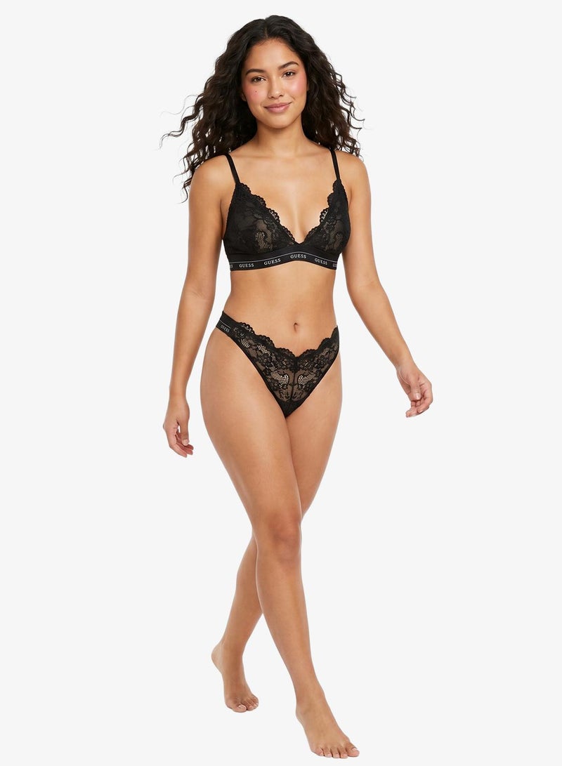 GUESS Lace Detailed Bra - Image 4