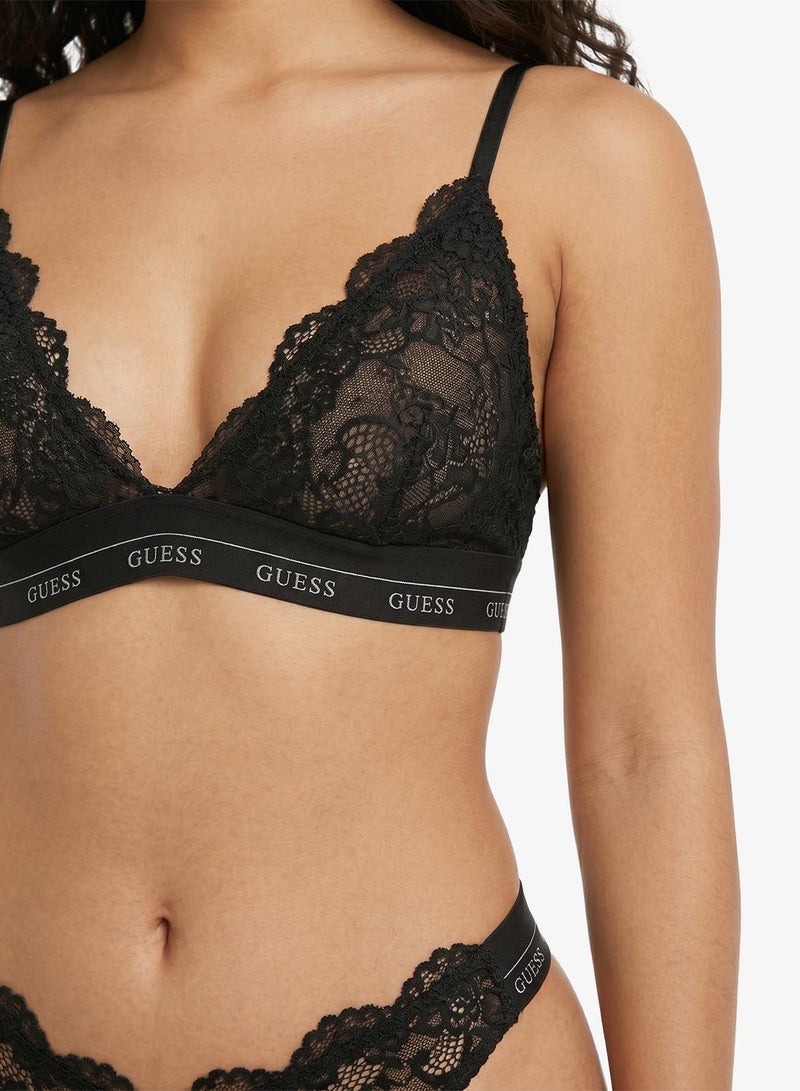 GUESS Lace Detailed Bra - Image 3