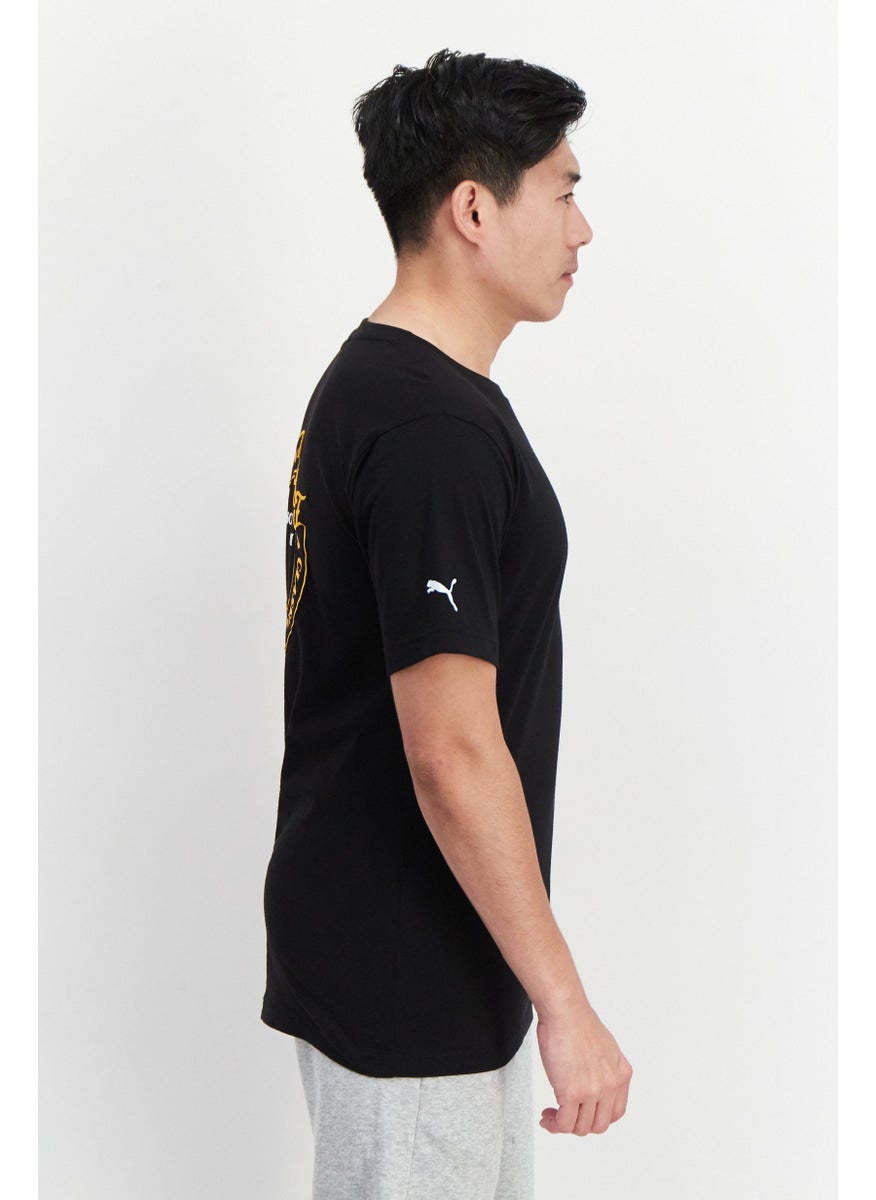 Puma x Ferrari - Men Sportswear Fit Training T Shirt, Black Combo - Image 1
