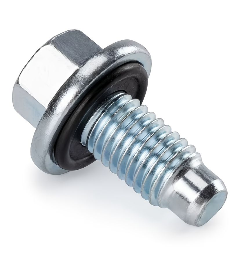 1pc High Magnetism Magnetic Oil Pan Drain Plug Bolt With O Ring Gasket For GMC Cadillac Chevrolet Hummer Pontiac OE 4948795 9L8E6730AA - Image 4