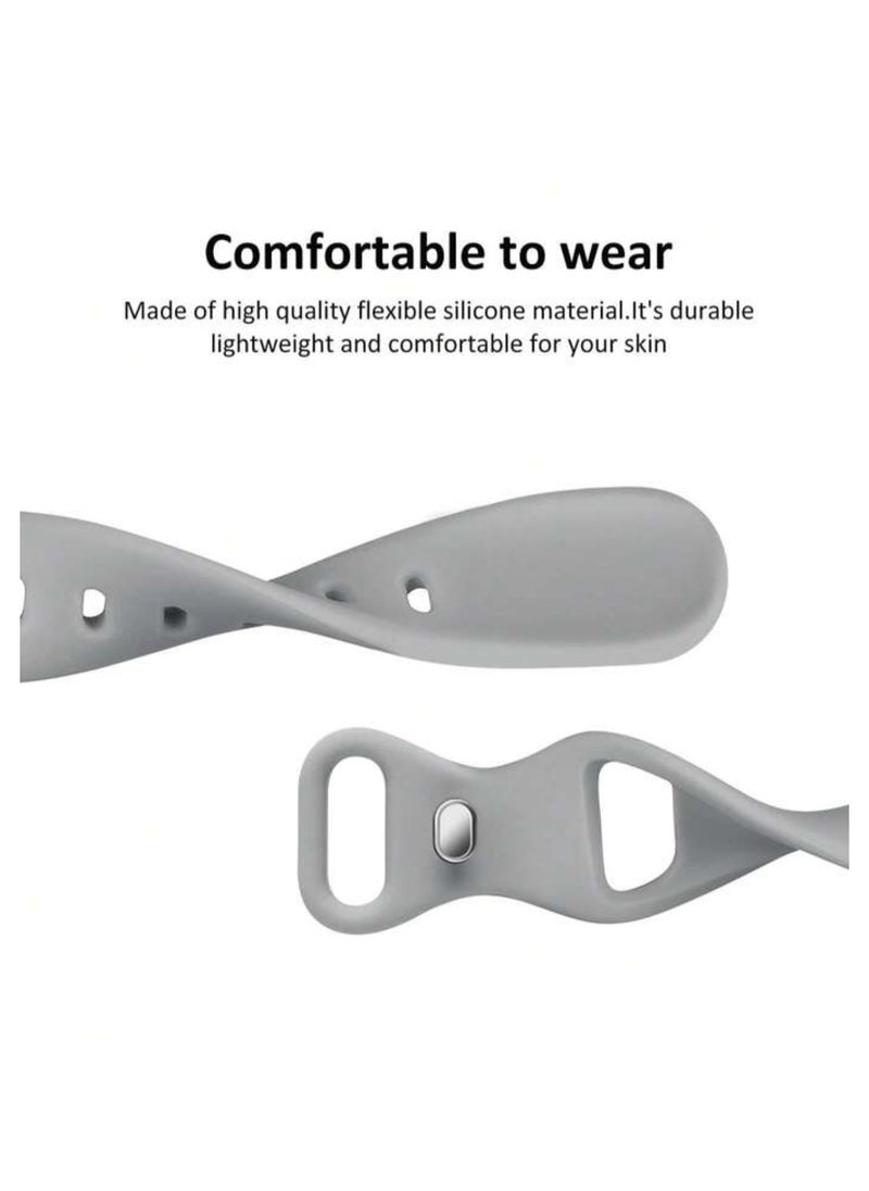 Apple Watch Band Sports Breathable Silicone Band Compatible With Apple Watch 42mm/44mm/45mm/49mmm