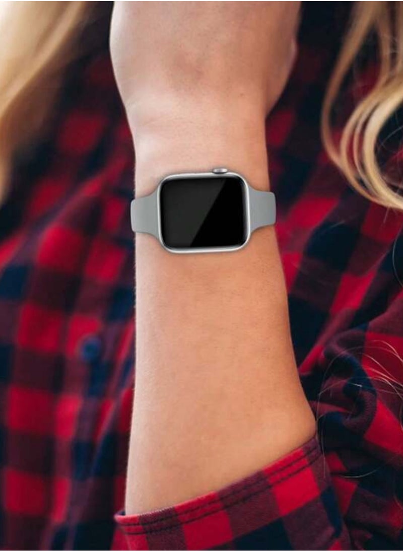 Apple Watch Band Sports Breathable Silicone Band Compatible With Apple Watch 42mm/44mm/45mm/49mmm