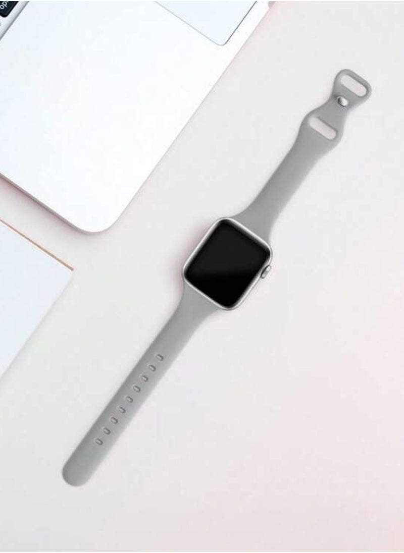Apple Watch Band Sports Breathable Silicone Band Compatible With Apple Watch 42mm/44mm/45mm/49mmm