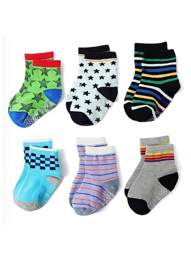 - Set Of (6) Ankle Socks - For Kids - Image 1
