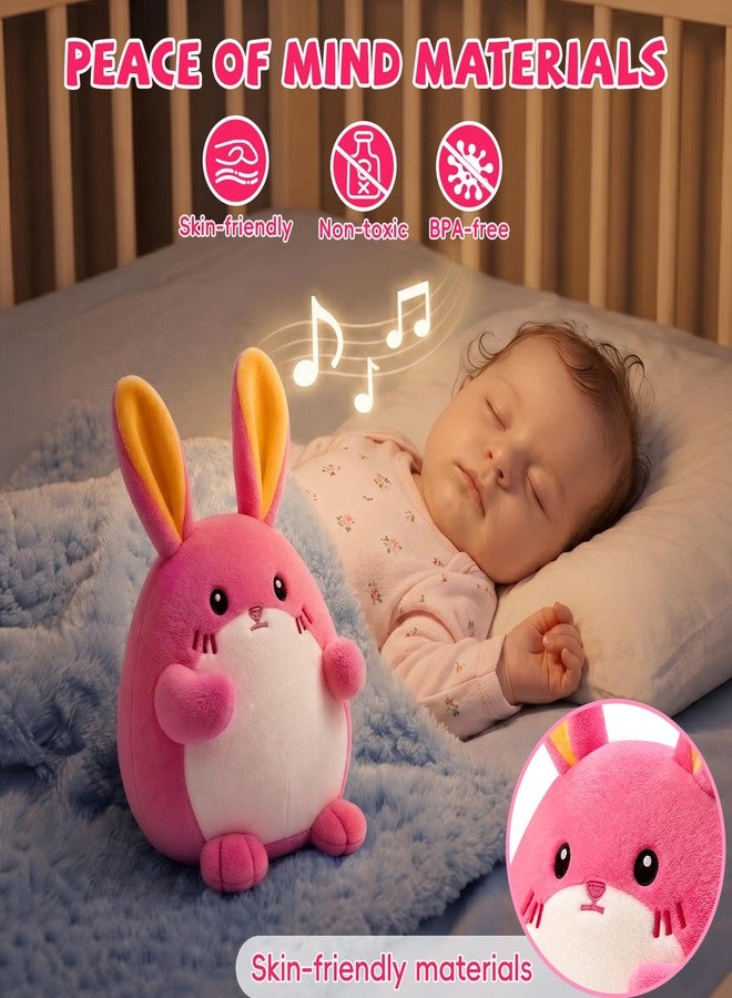 SAIMAND Crawling Pink Bunny Baby Toy with 40 Songs & Record, Interactive Musical Plush Toy for Babies 6-12 Months, Rechargeable Dancing Stuffed Animal, Sensory Toy for Toddlers 1-3, Cute Baby Gift for Girls - Image 5
