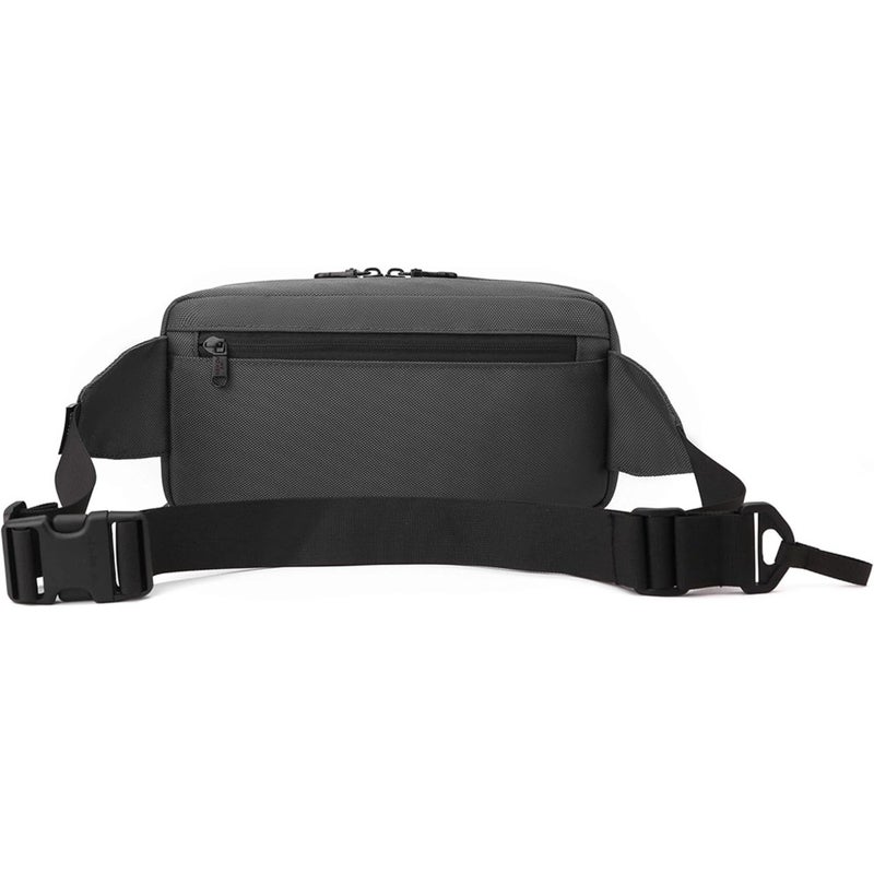 11-inch Waist Bag Anti-Theft Water Resistant Shock Proof Business Leisure Crossbody Chest Bag for Men and Women, HK2121 - Image 4
