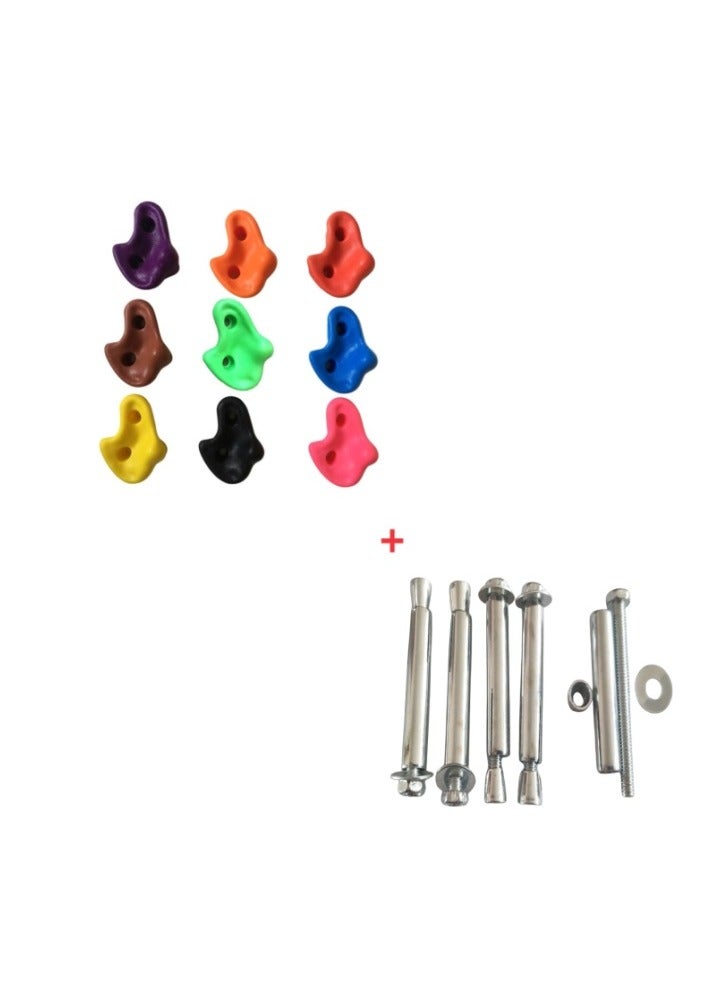 general 9-Piece Rock Climbing Accessories With Screws - Image 1