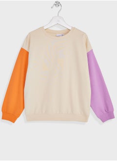 Kids Colourblock Sweatshirt