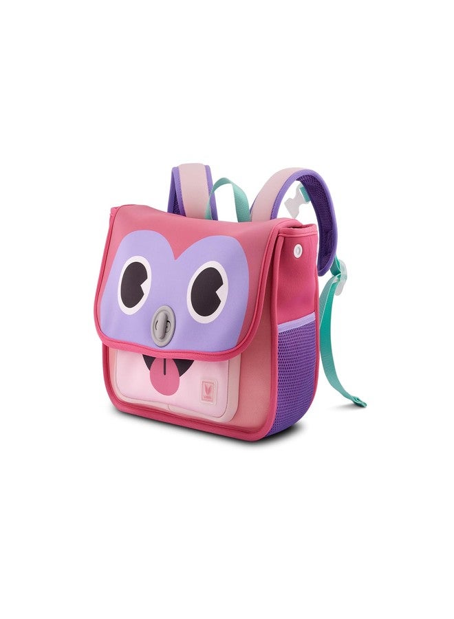 VAYA LY’L-CHAMP School Bags for Girls (2-6 Years), Lightweight & Durable Rectangular Shape Backpack for Preschool, Water-Resistant Toddler Bag with Adjustable Straps & Bottle Holder, Pink Love - Image 1