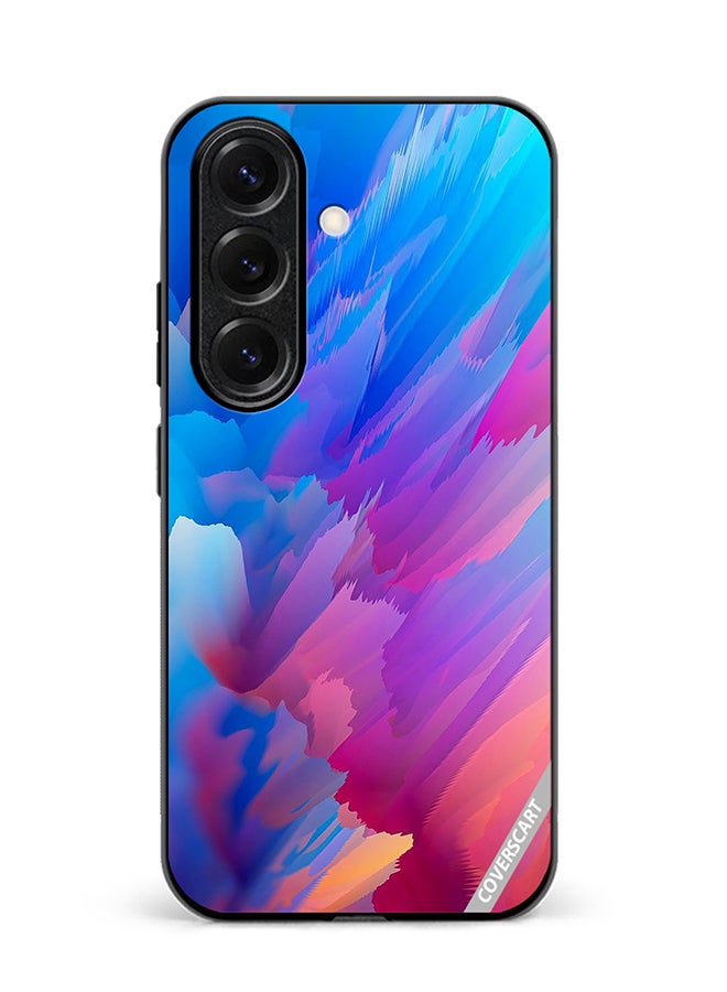 Protective Case Cover For Samsung Galaxy S24 Layers Design Multicolour