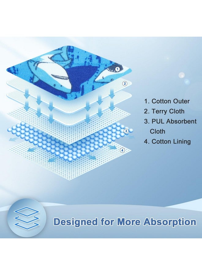 MooMoo Baby Training Underwear for Boys and Girls 8 Packs Absorbent Toddler Training Pants for Boys and Girls 4T - Image 2