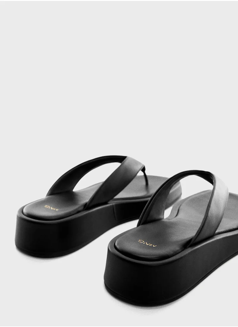 MANGO Simi Flat Sandals