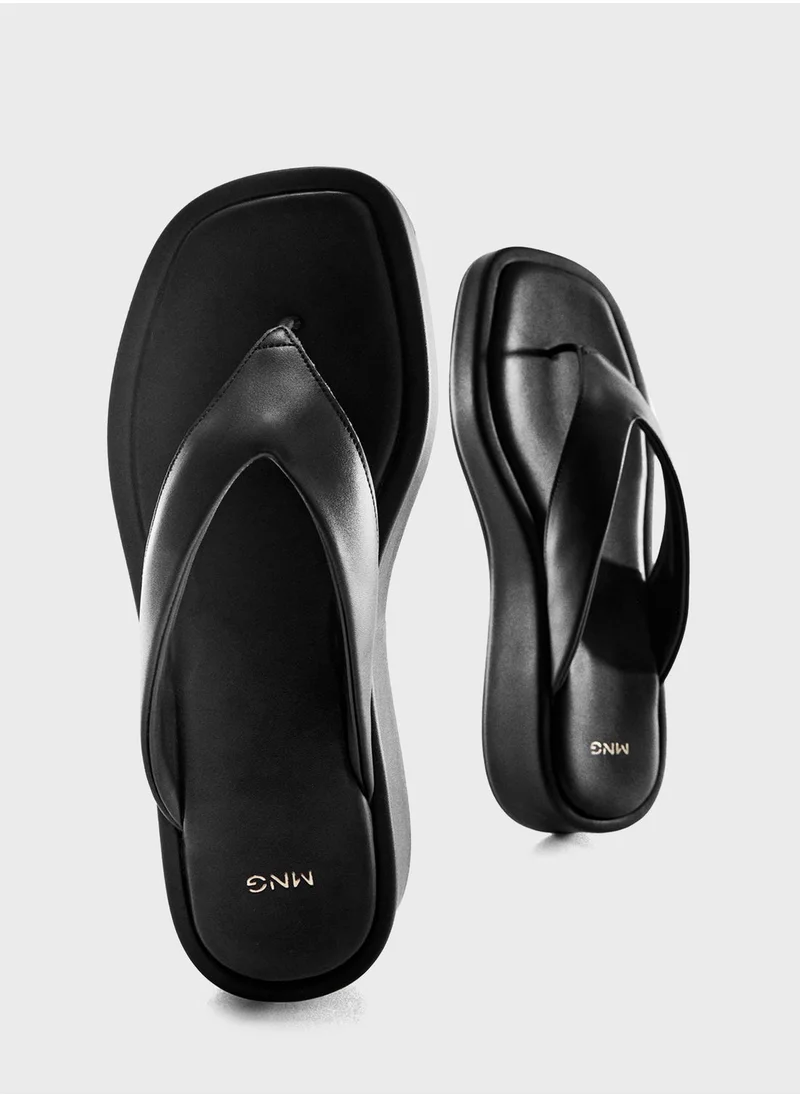 MANGO Simi Flat Sandals