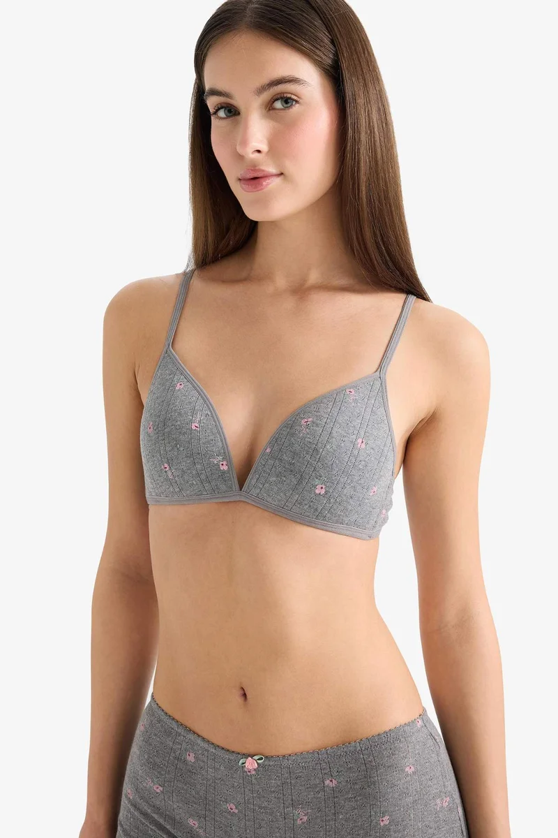 ديفاكتو Coated Unpadded T-Shirt Bra