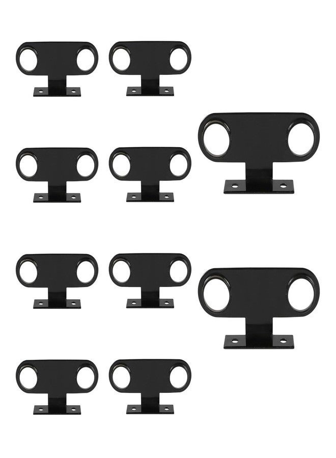 EFIELD (Pack of 10) EFIELD Metal Made Double Pipe Stay Hanger for 1/2 Inch IP Standard Pipe or 3/4 Inch Copper, CPVC & PEX Pipes - Universal Pipe Support Bracket,(ACC023) - Image 1