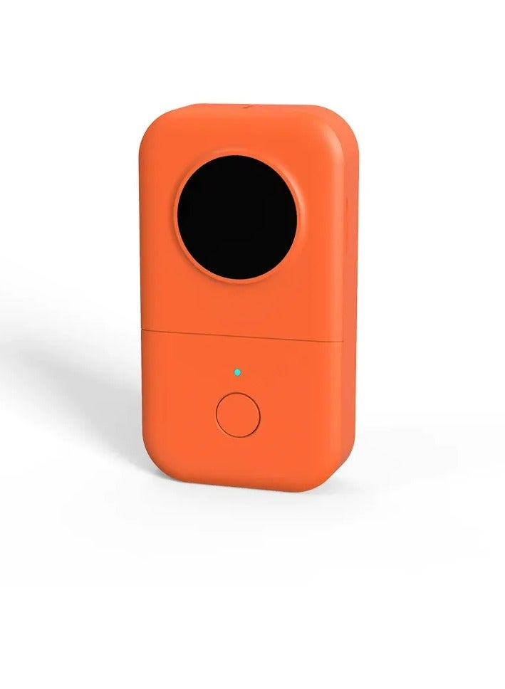 phomemo Label Maker Machine, Portable Bluetooth Label Printer, Lightweight Sticker Printer Machine, Compact And Durable Labeler For School Office Home Organization, (1pc, Orange) - Image 1