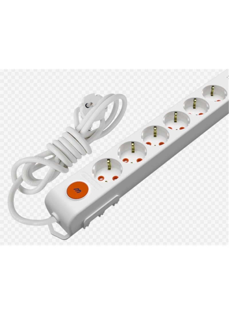 Mutlusan Rı-Tech 6-way 5mt Keyed Grounded Group 