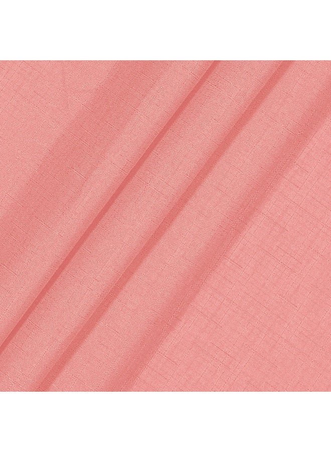 ECLIPSE Kendall Blackout Thermal Rod Pocket Window Curtain for Bedroom or Living Room 1 Panel 42 in x 84 in Coral - Image 3