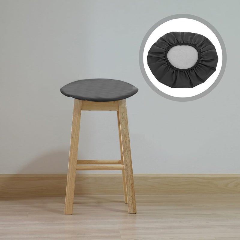 Stool Seat Replacement Cover 33x10cm Black Bar Stool Protector for Beauty and Hairdressing - Image 5
