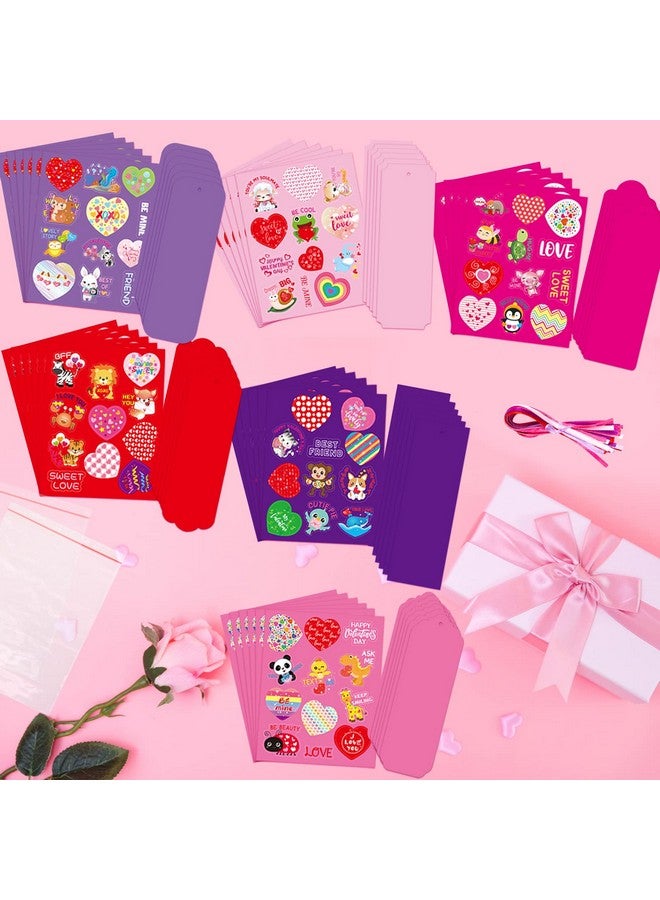 Fancy Land Valentines Bookmark Craft Kits Valentine's Day Craft for Kids Classroom Home Fun Activities 30 Pack - Image 4