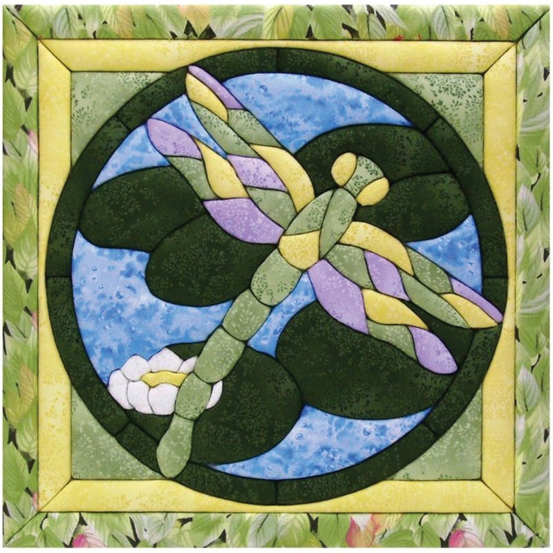 Quilt Magic No Sew Wall Hanging Kit - Dragonfly - Image 5